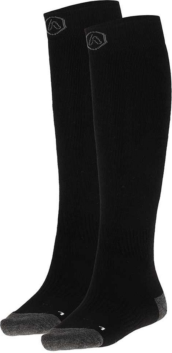 Apollo Skisokken Unisex – 2-Pak – Skisokken heren Zwart