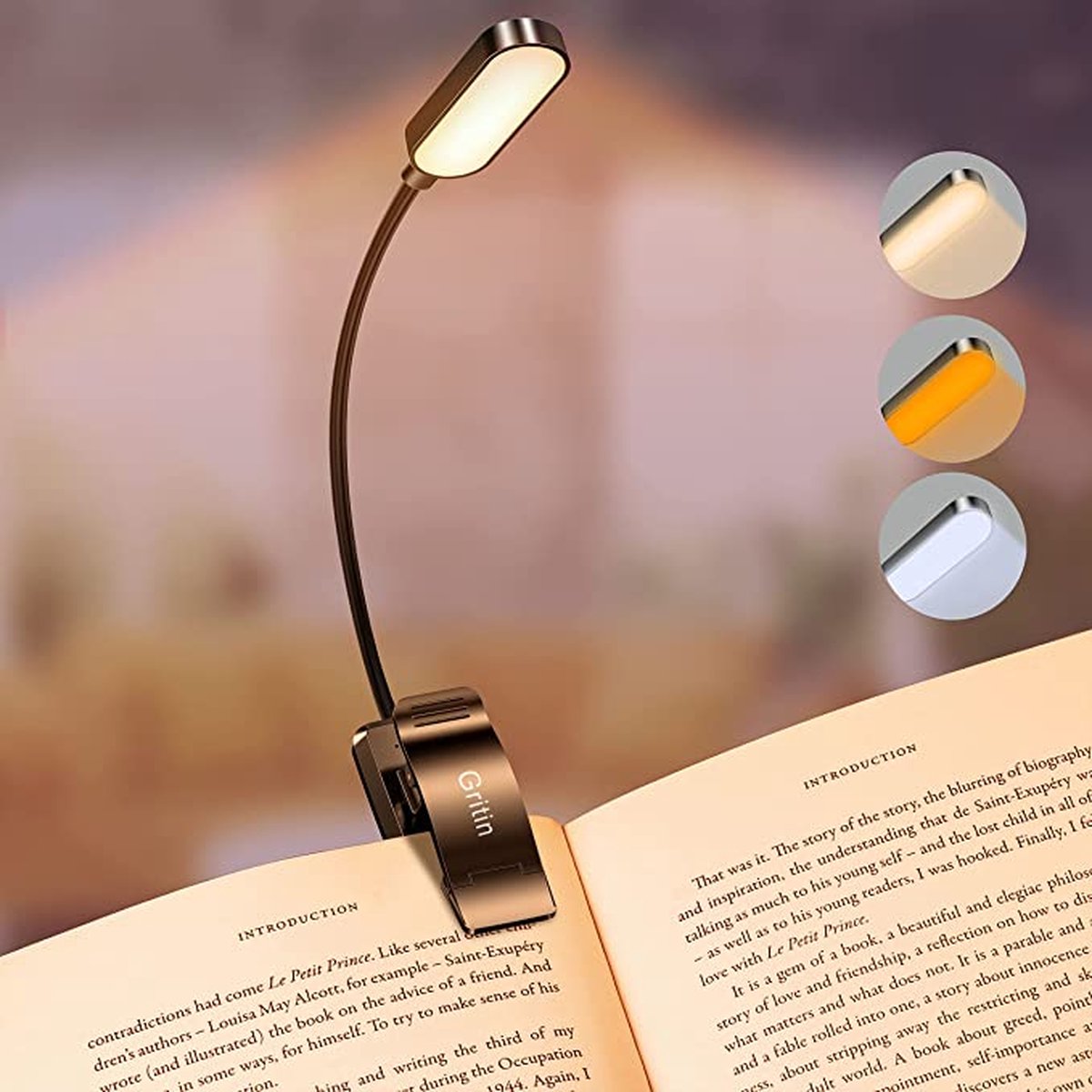 liseuse pour livre lampe de chevet liseuse avec pince