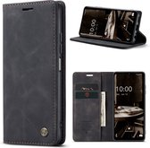 CaseMe - Telefoonhoesje geschikt voor Samsung Galaxy A14 5G - Wallet Book Case - Zwart