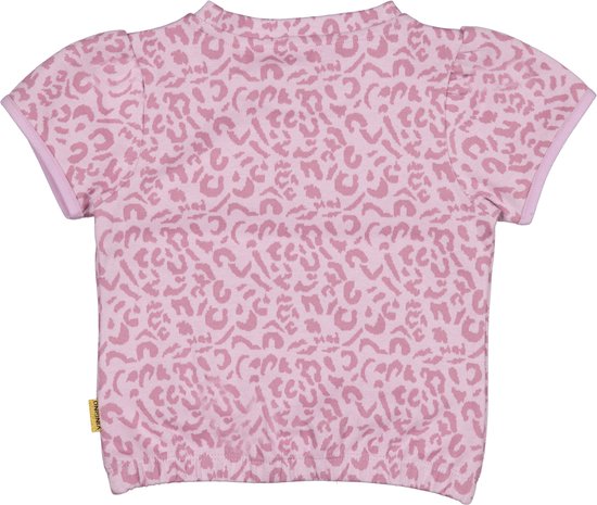 vingino T-shirt sweater Ninneke met panterprint lila | Vingino 128