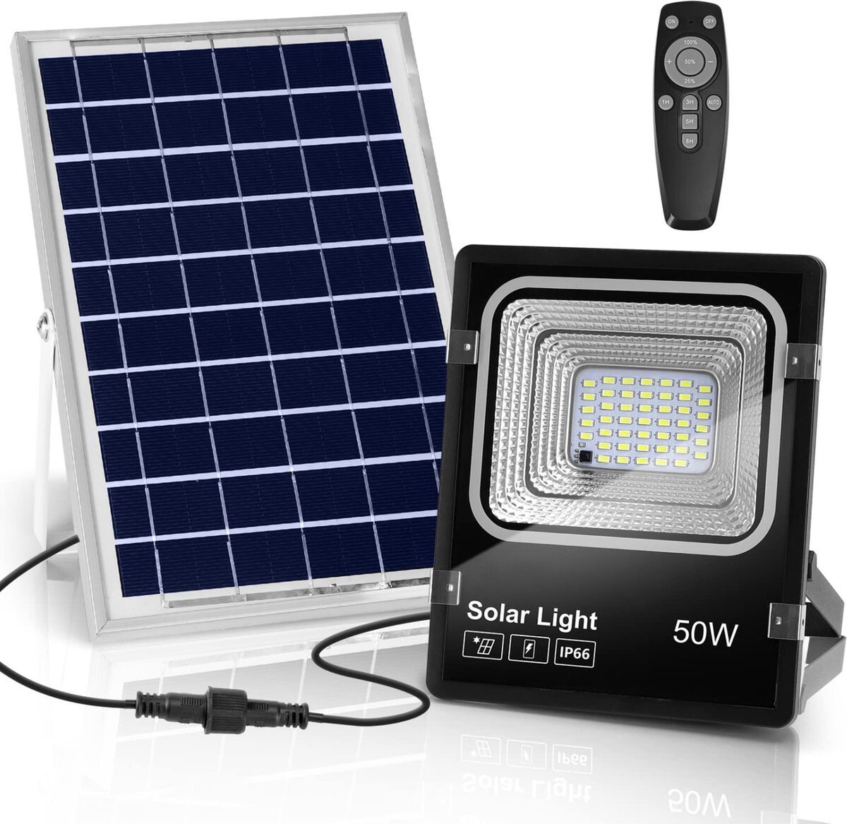 Projecteur solaire LED avec détecteur de mouvement Maclean Energy IP44, 5W,  400lm