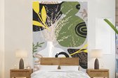 Behang - Fotobehang Bloemen - Patroon - Abstract - Breedte 170 cm x hoogte 260 cm