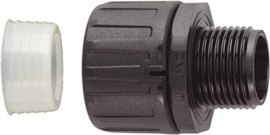 HellermannTyton 166-21607 HGL54-S-M50 Slangbevestiging Zwart M50 47.20 mm Recht 1 stuk(s)