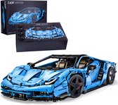 Cada bricks technische bouwset - Raceauto XXL - blauw - CADABRICKS UC61041W