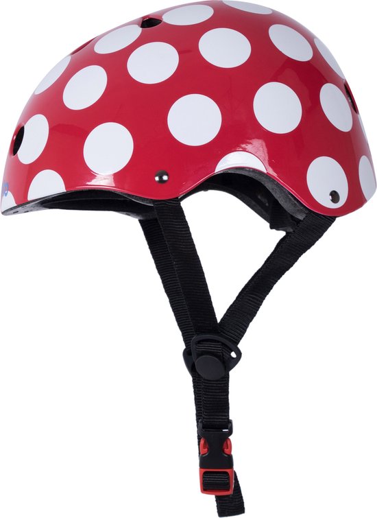 Kiddimoto Helm - Rode stippen van KIDDIMOTO — afbeelding 3