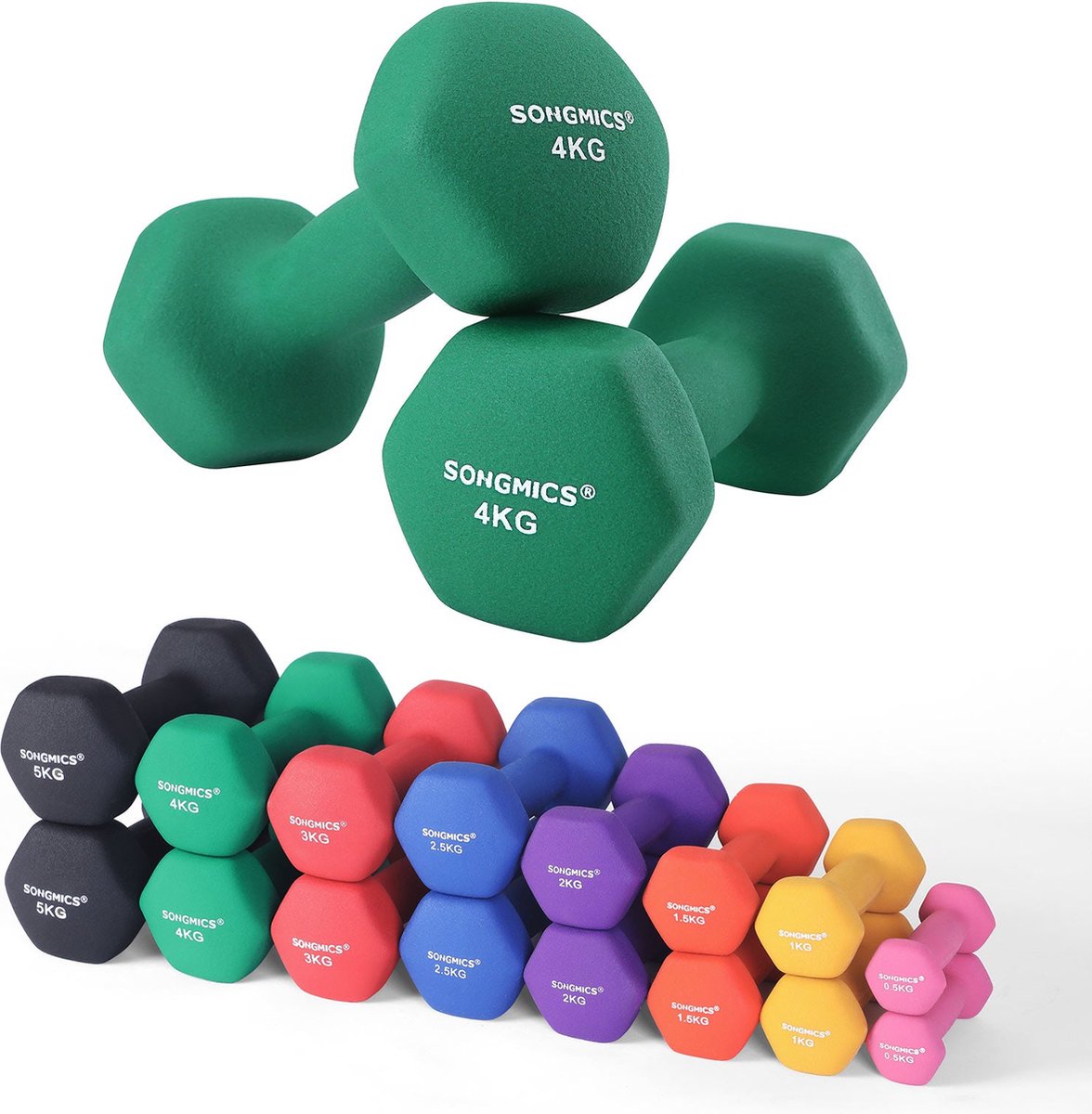 Dumbbells - Vinyl 2.0kg - Tunturi New Fitness B.V.