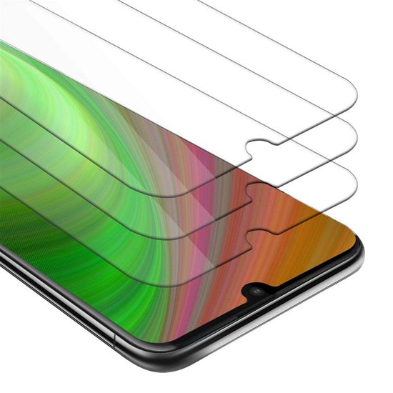 Cadorabo 3x Pellicola Protettiva compatibile con Motorola Moto G9 Play in ELEVATA TRASPARENZA - Pacco di 3 Vetro di protezione del display (Tempered) con durezza 9H con compatibilità 3D touch