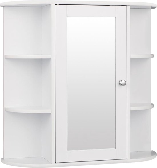 Hangkast R-Line Wit Hoogglans 60 cm Plat Vicco | Wit Hoogglans | Wandkast 60 cm (plat