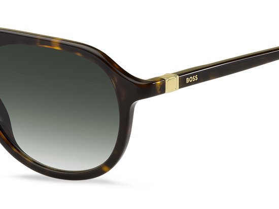 HUGOBOSSBLACK Zonnebril (BOSS1435/S) Volwassenen Bruin Volledig omrand van HUGO — afbeelding 3