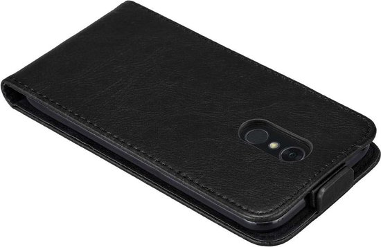 Étui Cadorabo pour LG Q STYLUS dans BLACK NIGHT - Housse de protection au design rabattable avec fermeture magnétique
