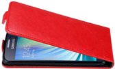 Cadorabo Hoesje geschikt voor Samsung Galaxy A3 2015 in APPEL ROOD - Beschermhoes in flip design Case Cover met magnetische sluiting