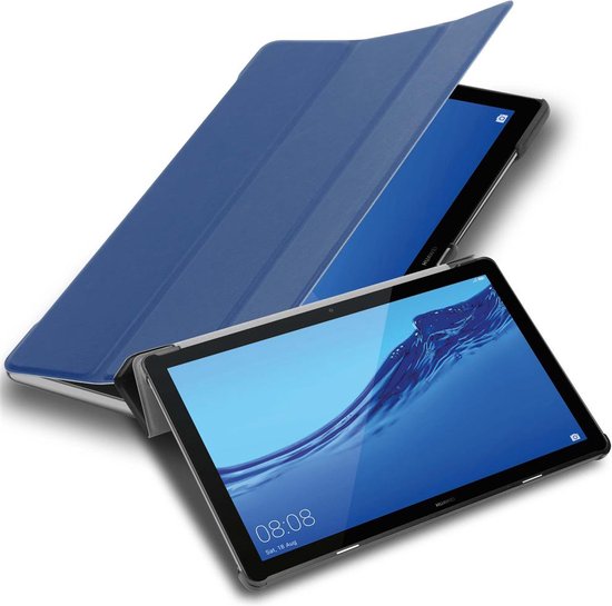 Cadorabo Housse pour tablette Huawei MediaPad T5 10 (10.1 Zoll) en JERSEY  BLEU FONCÉ -... | bol