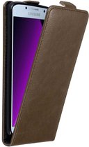 Cadorabo Hoesje geschikt voor Samsung Galaxy A5 2017 in KOFFIE BRUIN - Beschermhoes in flip design Case Cover met magnetische sluiting