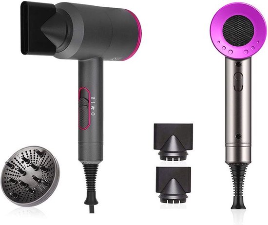 Föhn met Diffuser - Ionische Haardroger - Haarföhn - 3 Standen - Warm ...