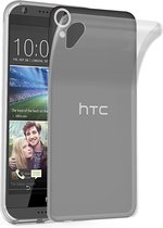 Cadorabo Hoesje voor HTC Desire 820 in VOLLEDIG TRANSPARANT - Beschermhoes gemaakt van flexibel TPU Silicone Case Cover