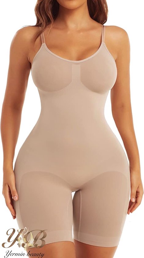 uitslag Magnetisch Behoefte aan Corrigerende bodysuit / shapewear / body beige Maat XS/S | bol.com