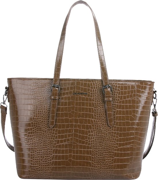 Orta Nova Dames Schoudertas / Crossbody tas - Brescia - Bruin