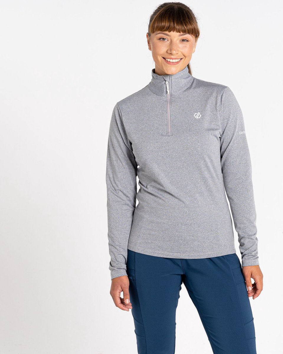 Dare 2b Lowline II Stretch Wintersportpully Vrouwen Grijs