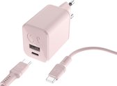 Fresh 'n Rebel Mini Charger USB-C PD // 45W + USB-C Cable - Smokey Pink
