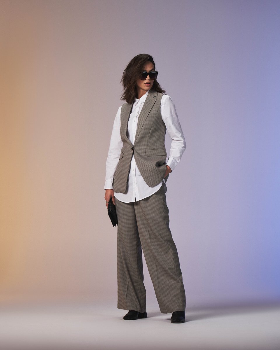 WE Fashion Gilet regular fit à motif femme