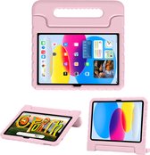 iMoshion Tablet Hoes Kinderen Geschikt voor iPad 10.9 (2022) - iMoshion Kidsproof Backcover met handvat - Lichtroze