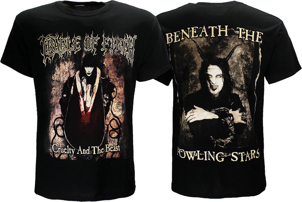 Cradle Of Filth Cruelty & The Beast T-Shirt - Officiële Merchandise - S