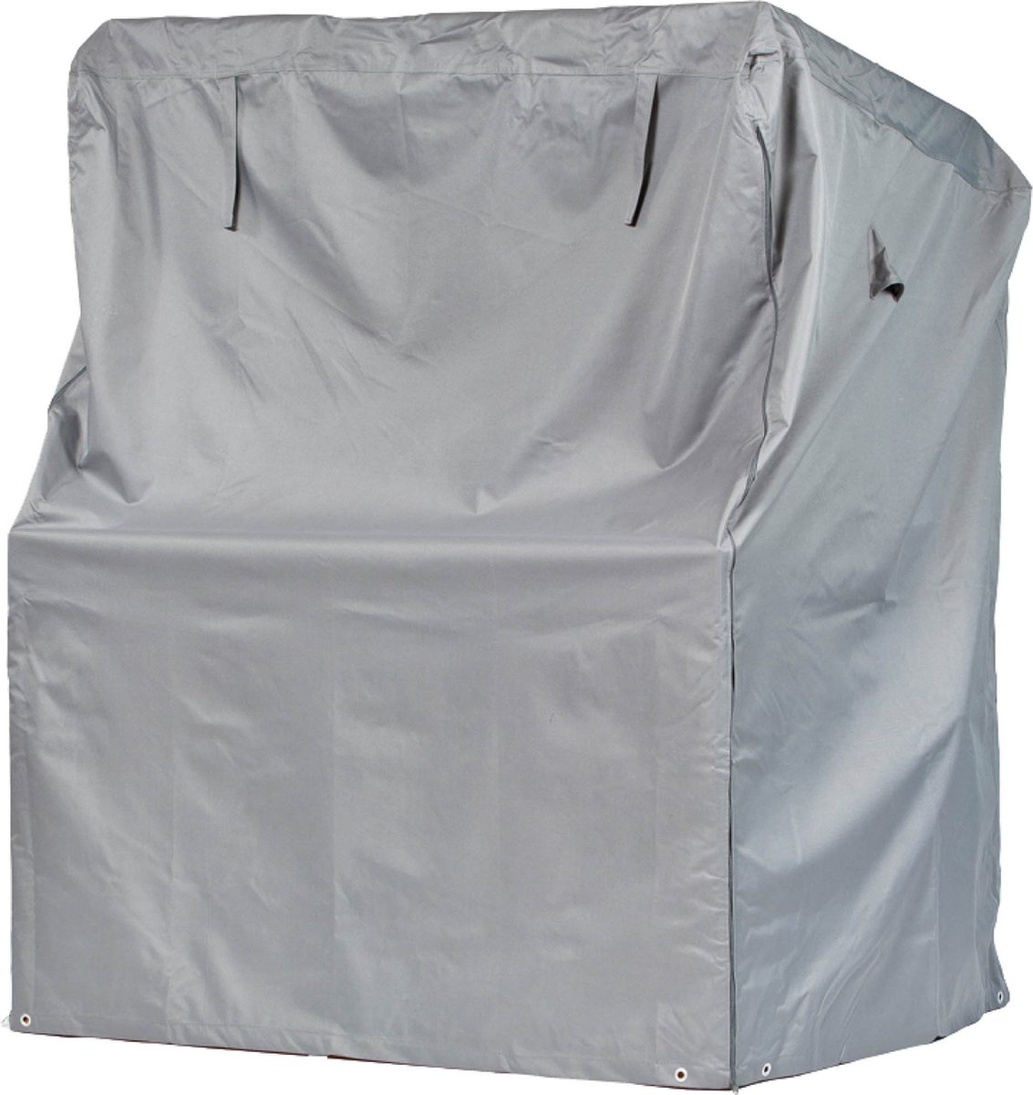 Beschermhoes voor strandstoel | 150 x 100 x 165/140 cm | polyesterweefsel van het type Oxford 600D, kleur: grijs.