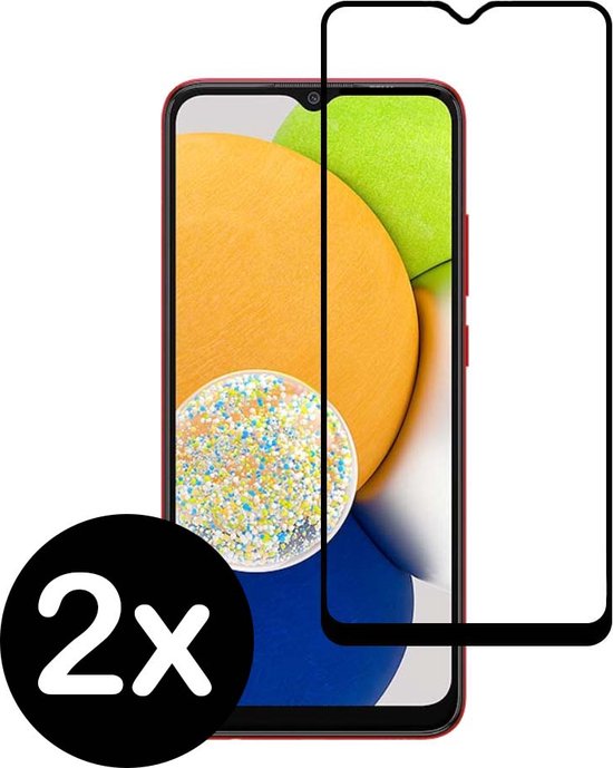 Smartphonica Samsung Galaxy A03 full cover tempered glass ...