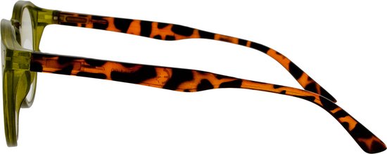 Noci Eyewear RCJ352 Lunettes de lecture Nemo +3.00 - Face kaki, branches tortue