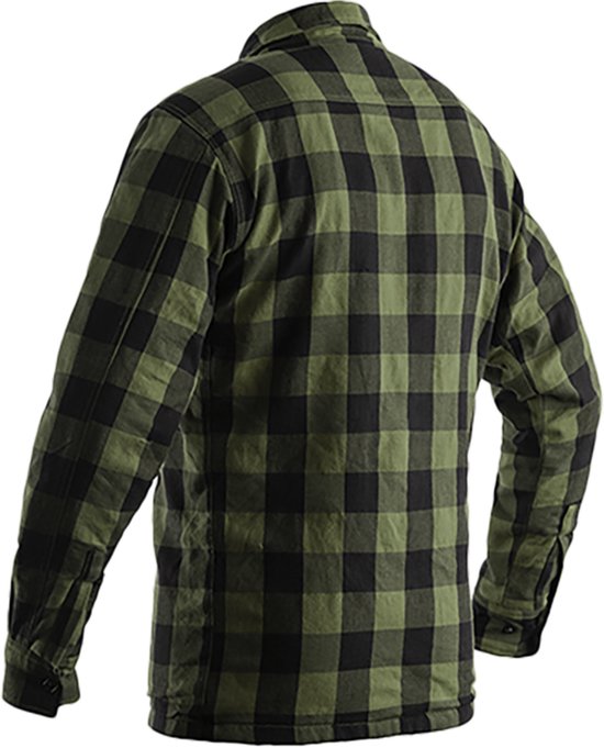 RST X Kevlar Lumberjack Ce Mens Textile Shirt Green 48 - Maat - Jas | bol