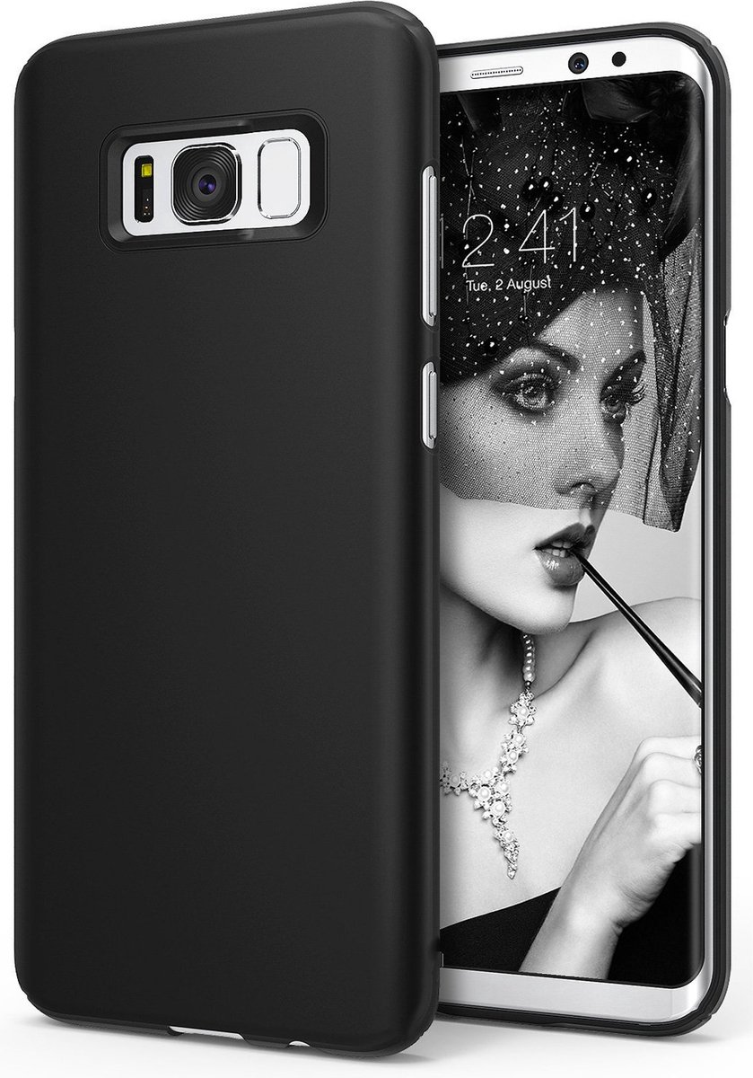 Samsung S8 Plus Hoesje Zwart Siliconen Hoes Case Cover - Samsung Galaxy S8 Plus Hoesje