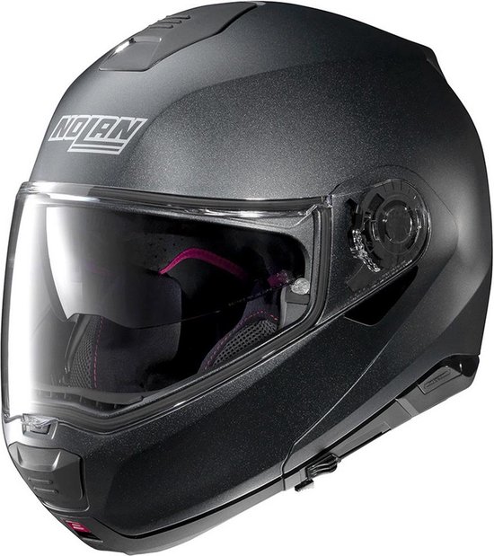 Casco NOLAN N100-5 SPECIAL N-COM METAL BLACK XS – Modulare Top Di Gamma