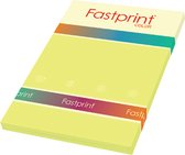 Kopieerpapier fastprint-100 a4 120gr geel | Pak a 100 vel | 10 stuks