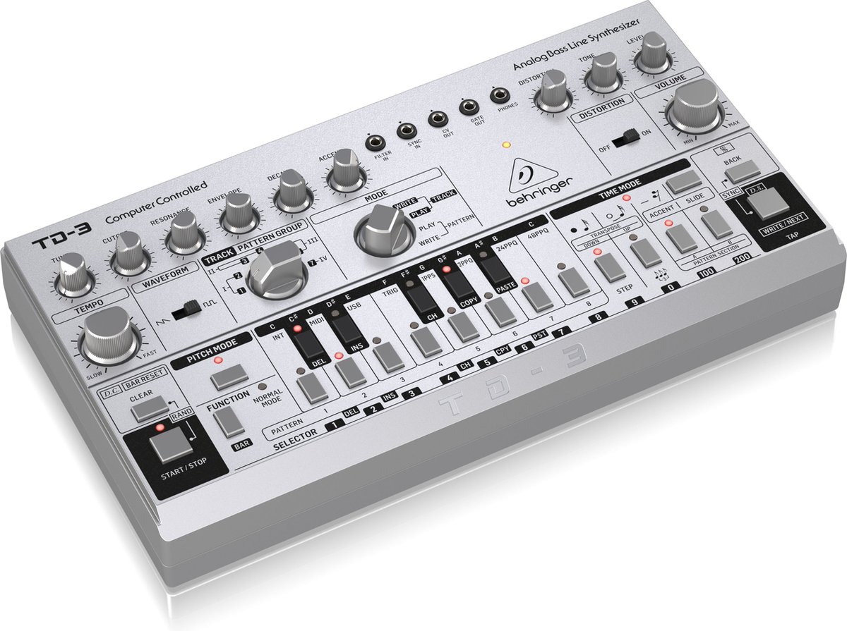 Behringer TD-3 (Silver) - synthesizer