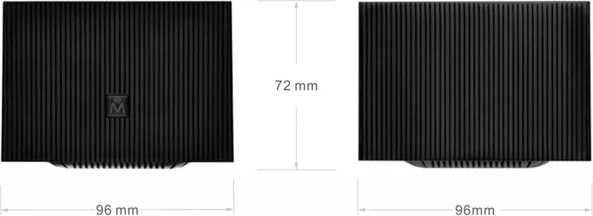 TechU™ Mesh Wifi – Router – 1000 Mbps – Wifi & Netwerk – Zwart – foto 4