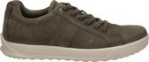 Ecco Byway Sneakers groen Nubuck - Maat 41