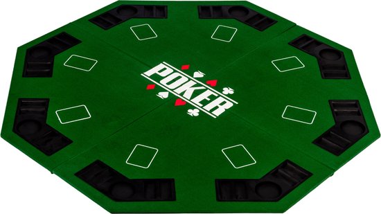 Pokermat Rond Pokermat - Pokerkleed - Poker tafelkleed - Pokertafel inklapbaar ...