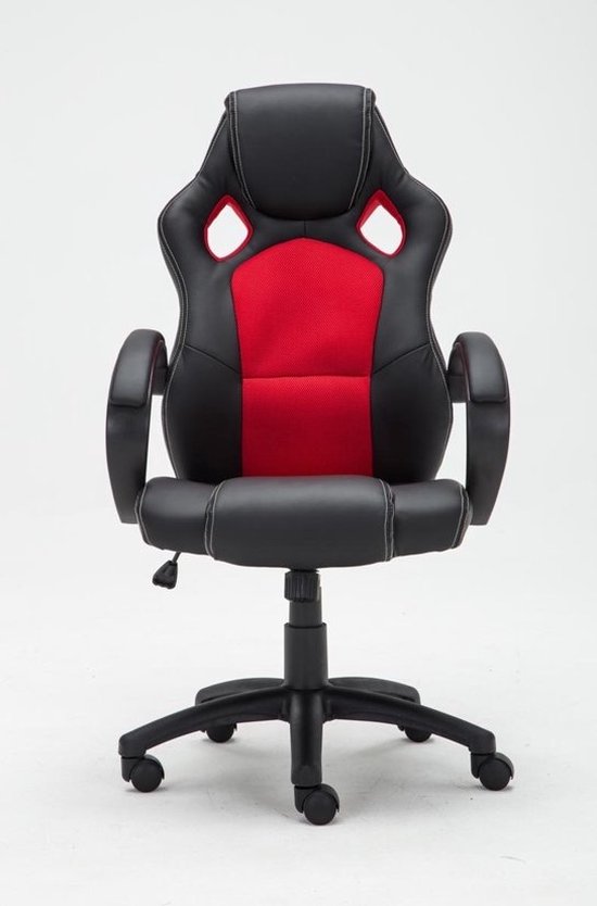 Clp Fire Gaming stoel Bureaustoel - Kunstleer - Rood