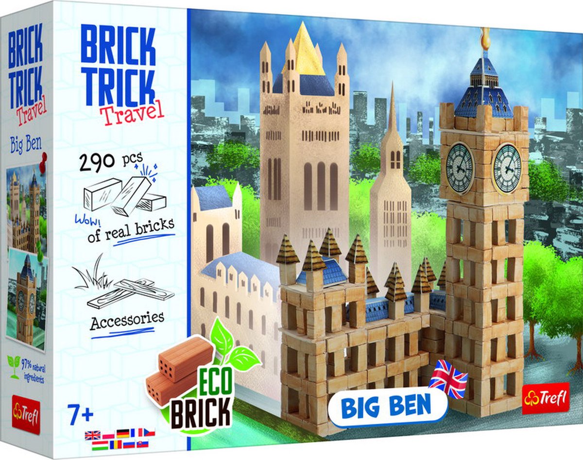 Puzzle 3D - Brick Trick : Harry Potter : Tour de l'Horloge - Trefl