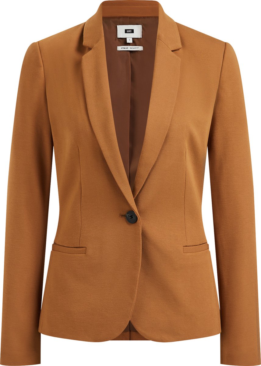 WE Fashion Dames getailleerde jersey stretch blazer