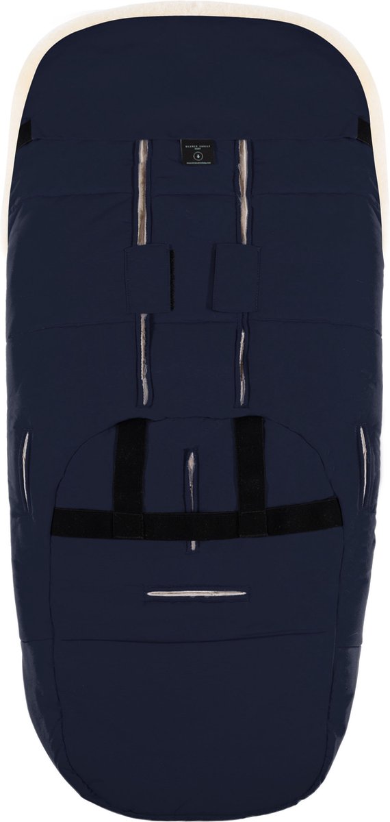 Werner Christ - Flims Voetenzak Schapenwol - Donkerblauw van Werner Christ — afbeelding 3