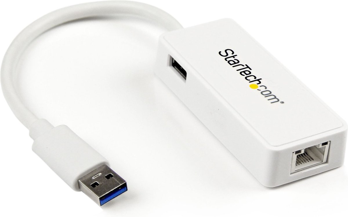 StarTech.com USB 3.0 naar gigabit Ethernet-adapter NIC met USB-poort