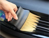 IKSTORE Brosse d'intérieur de voiture - Brosse de ventilation - Brosse à poussière - Brosse de tableau de bord - Brosse de grille de Ventilation