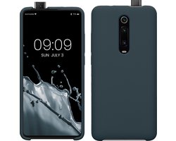 kwmobile telefoonhoesje geschikt voor Xiaomi Mi 9T (Pro) / Redmi K20 (Pro) - Hoesje met siliconen coating - Smartphone case in leisteen