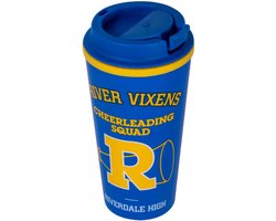 Riverdale - Thermische Reisbeker - River Vixens - Blauw en Geel - 450ml