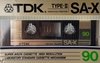 TDK SA-X 90 Minuten 1986 Type II Cassettebandje