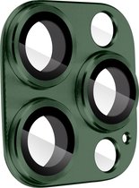 Camerafolie Geschikt voor Apple iPhone 14 Pro/14 Pro Max gehard glas + groene aluminiumlegering