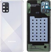 Cache Batterie Samsung Galaxy A71 Coque Arrière d'Origine Samsung Argent