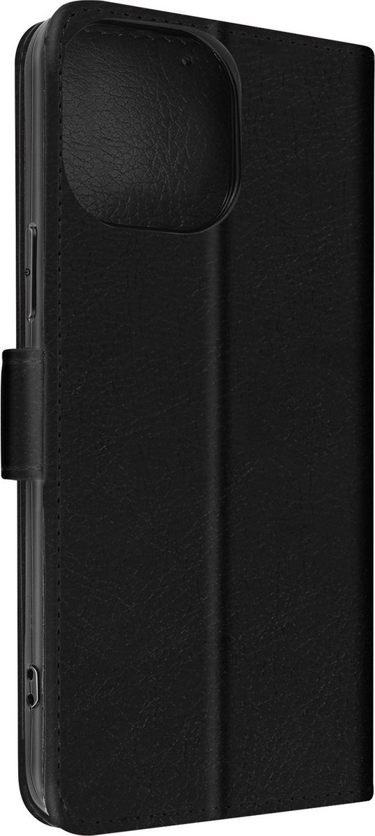 Geschikt voor Apple iPhone 14 Pro Max Bookcover Video Support Functie zwart