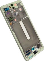 Compleet Samsung Galaxy S21 FE LCD Scherm Touch Glas Origineel Samsung groen